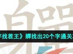 《汉字找茬王》年货购物单32个错处通关攻略（一起来挑战华丽通关，发现32个年货购物单中的错处吧！）