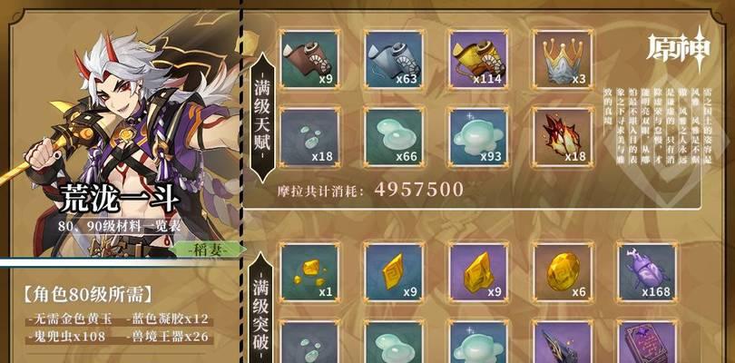 《原神》游戏瑶瑶角色突破材料全解析：如何快速升级？瑶瑶、突破材料、升级